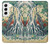 S2491 北斎 霧降の滝 Hokusai Kirifuri Waterfall at Kurokami Mountain Samsung Galaxy S22 バックケース、フリップケース・カバー