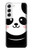S2662 可愛いパンダ Cute Panda Cartoon Samsung Galaxy S22 バックケース、フリップケース・カバー