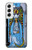 S2764 タロットカード 女教皇 High Priestess Tarot Card Samsung Galaxy S22 バックケース、フリップケース・カバー
