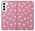 S2858 ピンクフラミンゴ柄 Pink Flamingo Pattern Samsung Galaxy S22 バックケース、フリップケース・カバー