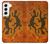 S2901 リザードアボリジニアート Lizard Aboriginal Art Samsung Galaxy S22 バックケース、フリップケース・カバー