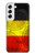 S2965 ベルギーサッカー Belgium Football Soccer Flag Samsung Galaxy S22 バックケース、フリップケース・カバー