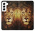 S3182 ライオン Lion Samsung Galaxy S22 バックケース、フリップケース・カバー