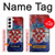S3313 クロアチアflag Vintage Football Graphic Croatia Flag Vintage Football Graphic Samsung Galaxy S22 バックケース、フリップケース・カバー