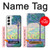 S3349 ポール・シニャック Paul Signac Terrace of Meudon Samsung Galaxy S22 バックケース、フリップケース・カバー