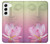 S3511 蓮の花の仏教 Lotus flower Buddhism Samsung Galaxy S22 バックケース、フリップケース・カバー