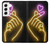 S3512 かわいいミニハート Cute Mini Heart Neon Graphic Samsung Galaxy S22 バックケース、フリップケース・カバー