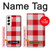 S3535 レッドギンガム Red Gingham Samsung Galaxy S22 バックケース、フリップケース・カバー