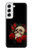 S3753 ダークゴシックゴススカルローズ Dark Gothic Goth Skull Roses Samsung Galaxy S22 バックケース、フリップケース・カバー