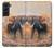 S1292 ダスティエレファントエッグレット Dusty Elephant Egrets Samsung Galaxy S22 Plus バックケース、フリップケース・カバー
