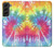S1697 絞り染め カラフルなグラフィックプリント Tie Dye Colorful Graphic Printed Samsung Galaxy S22 Plus バックケース、フリップケース・カバー