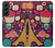 S2353 パリ漫画ヴィンテージのパターン Paris Cartoon Vintage Pattern Samsung Galaxy S22 Plus バックケース、フリップケース・カバー
