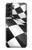 S2408 市松模様のスポーツ レース旗 Checkered Winner Flag Samsung Galaxy S22 Plus バックケース、フリップケース・カバー