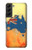 S2494 オーストラリア国旗地図ロックテクスチャ Australia Flag Map Rock Texture Samsung Galaxy S22 Plus バックケース、フリップケース・カバー