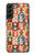 S2854 かわいいクリスマスのパターン Cute Xmas Pattern Samsung Galaxy S22 Plus バックケース、フリップケース・カバー