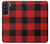 S2931 レッドバッファローチェック柄 Red Buffalo Check Pattern Samsung Galaxy S22 Plus バックケース、フリップケース・カバー