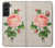 S3079 ピンクローズ Vintage Pink Rose Samsung Galaxy S22 Plus バックケース、フリップケース・カバー
