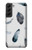 S3085 羽 Feather Paint Pattern Samsung Galaxy S22 Plus バックケース、フリップケース・カバー