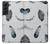 S3085 羽 Feather Paint Pattern Samsung Galaxy S22 Plus バックケース、フリップケース・カバー