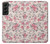 S3095 ヴィンテージ・バラ Vintage Rose Pattern Samsung Galaxy S22 Plus バックケース、フリップケース・カバー