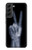 S3101 X線平和サイン手指 X-ray Peace Sign Fingers Samsung Galaxy S22 Plus バックケース、フリップケース・カバー
