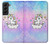 S3256 かわいいユニコーンの漫画 Cute Unicorn Cartoon Samsung Galaxy S22 Plus バックケース、フリップケース・カバー