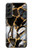 S3419 金の大理石のグラフィックプリント Gold Marble Graphic Print Samsung Galaxy S22 Plus バックケース、フリップケース・カバー