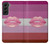 S3473 LGBTレズビアン旗 LGBT Lesbian Flag Samsung Galaxy S22 Plus バックケース、フリップケース・カバー