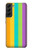 S3678 カラフルなレインボーバーティカル Colorful Rainbow Vertical Samsung Galaxy S22 Plus バックケース、フリップケース・カバー