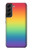 S3698 LGBTグラデーションプライドフラグ LGBT Gradient Pride Flag Samsung Galaxy S22 Plus バックケース、フリップケース・カバー