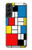 S3814 ピエトモンドリアン線画作曲 Piet Mondrian Line Art Composition Samsung Galaxy S22 Plus バックケース、フリップケース・カバー