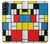 S3814 ピエトモンドリアン線画作曲 Piet Mondrian Line Art Composition Samsung Galaxy S22 Plus バックケース、フリップケース・カバー