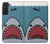 S3825 漫画のサメの海のダイビング Cartoon Shark Sea Diving Samsung Galaxy S22 Plus バックケース、フリップケース・カバー