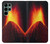 S0745 火山の溶岩 Volcano Lava Samsung Galaxy S22 Ultra バックケース、フリップケース・カバー
