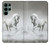 S0932 白馬 White Horse Samsung Galaxy S22 Ultra バックケース、フリップケース・カバー