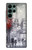 S1295 パリのエッフェル絵画 Eiffel Painting of Paris Samsung Galaxy S22 Ultra バックケース、フリップケース・カバー