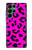 S1850 ピンクのヒョウ柄 Pink Leopard Pattern Samsung Galaxy S22 Ultra バックケース、フリップケース・カバー