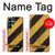 S2231 黄色と黒のラインハザードストライプ Yellow and Black Line Hazard Striped Samsung Galaxy S22 Ultra バックケース、フリップケース・カバー