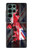 S2936 英国旗地図 UK British Flag Map Samsung Galaxy S22 Ultra バックケース、フリップケース・カバー