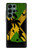 S2975 ジャマイカサッカー Jamaica Football Soccer Flag Samsung Galaxy S22 Ultra バックケース、フリップケース・カバー