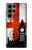 S2979 イングランドサッカー England Football Soccer Flag Samsung Galaxy S22 Ultra バックケース、フリップケース・カバー