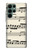 S3082 音楽シート Music Sheet Samsung Galaxy S22 Ultra バックケース、フリップケース・カバー