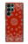 S3355 赤バンダナパターン Bandana Red Pattern Samsung Galaxy S22 Ultra バックケース、フリップケース・カバー