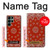 S3355 赤バンダナパターン Bandana Red Pattern Samsung Galaxy S22 Ultra バックケース、フリップケース・カバー