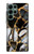 S3419 金の大理石のグラフィックプリント Gold Marble Graphic Print Samsung Galaxy S22 Ultra バックケース、フリップケース・カバー
