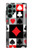 S3463 ポーカーカード Poker Card Suit Samsung Galaxy S22 Ultra バックケース、フリップケース・カバー