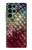 S3539 人魚の鱗 Mermaid Fish Scale Samsung Galaxy S22 Ultra バックケース、フリップケース・カバー