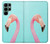 S3708 ピンクのフラミンゴ Pink Flamingo Samsung Galaxy S22 Ultra バックケース、フリップケース・カバー