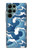 S3751 波のパターン Wave Pattern Samsung Galaxy S22 Ultra バックケース、フリップケース・カバー