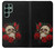 S3753 ダークゴシックゴススカルローズ Dark Gothic Goth Skull Roses Samsung Galaxy S22 Ultra バックケース、フリップケース・カバー